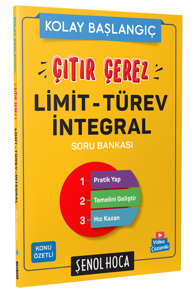 Çıtır Çerez Limit Türev İntegral Şenol Hoca (İadesiz)