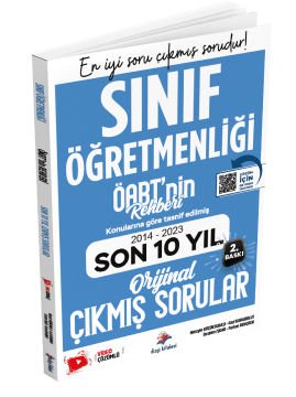 Dizgi Kitap KPSS ÖABT Sınıf Öğretmenliği Konularına Göre Tasnif Edilmiş Son 10 Yıl Orijinal Video Çözümlü Çıkmış Sınav Soruları-2024