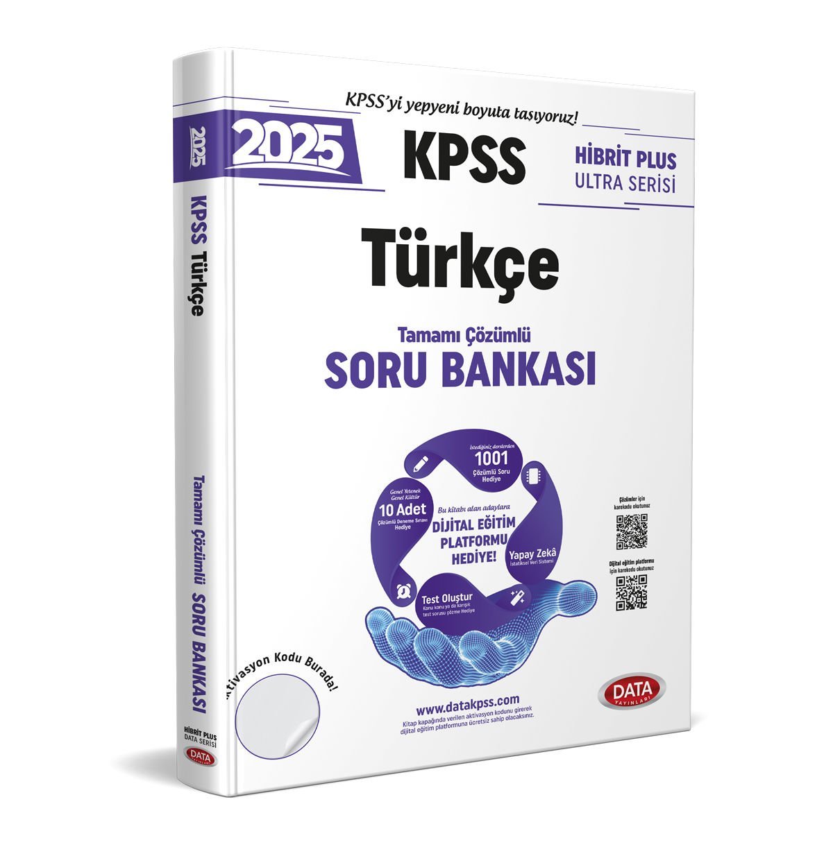 2025 KPSS Hibrit Plus Ultra Serisi Türkçe Soru Bankası - Karekod Çözümlü + Dijital Eğitim Platformu Hediye