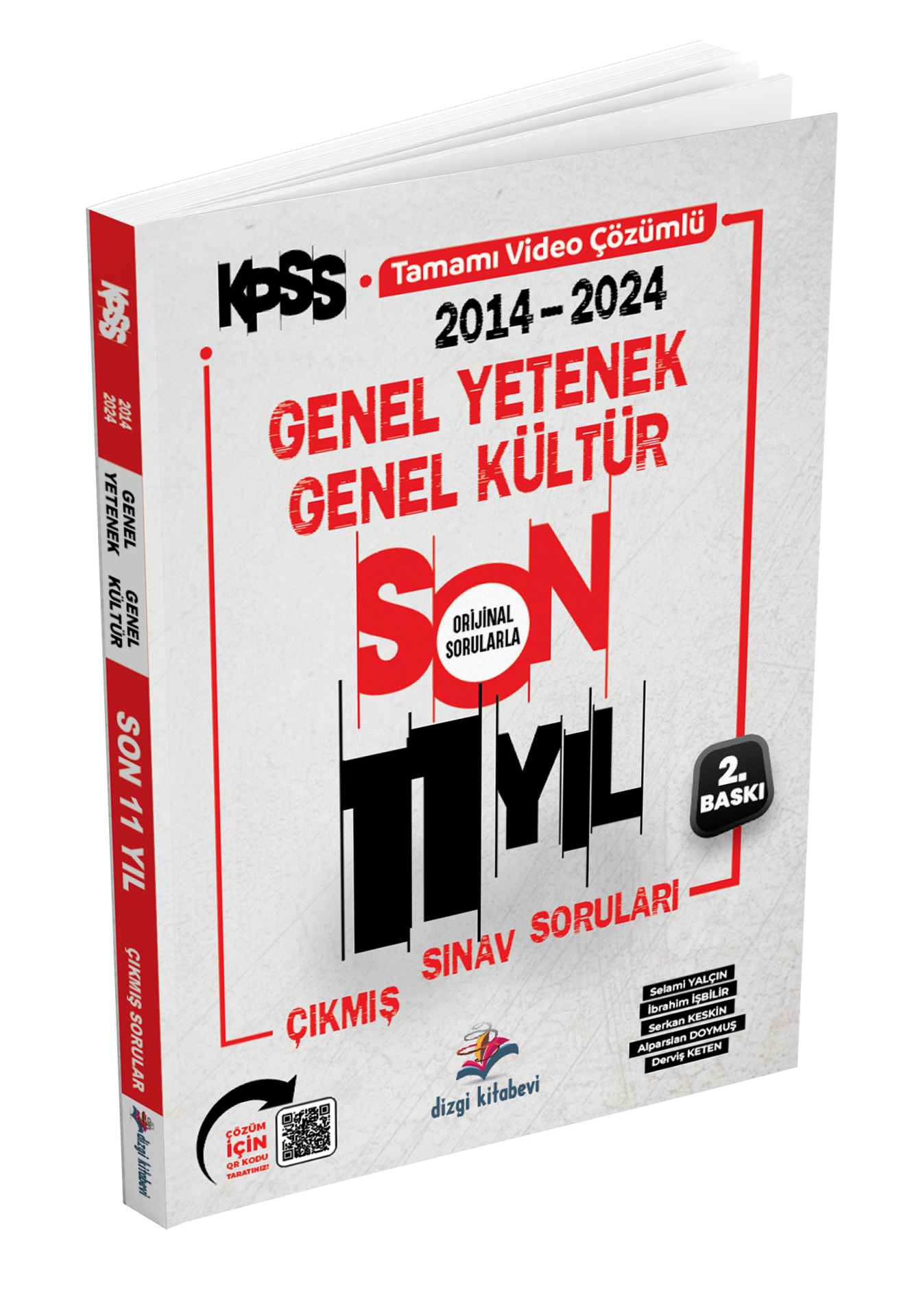 Dizgi Kitap 2025 KPSS Genel Yetenek Genel Kültür Son 11 Yıl Orijinal Video Çözümlü Çıkmış Sınav Soruları