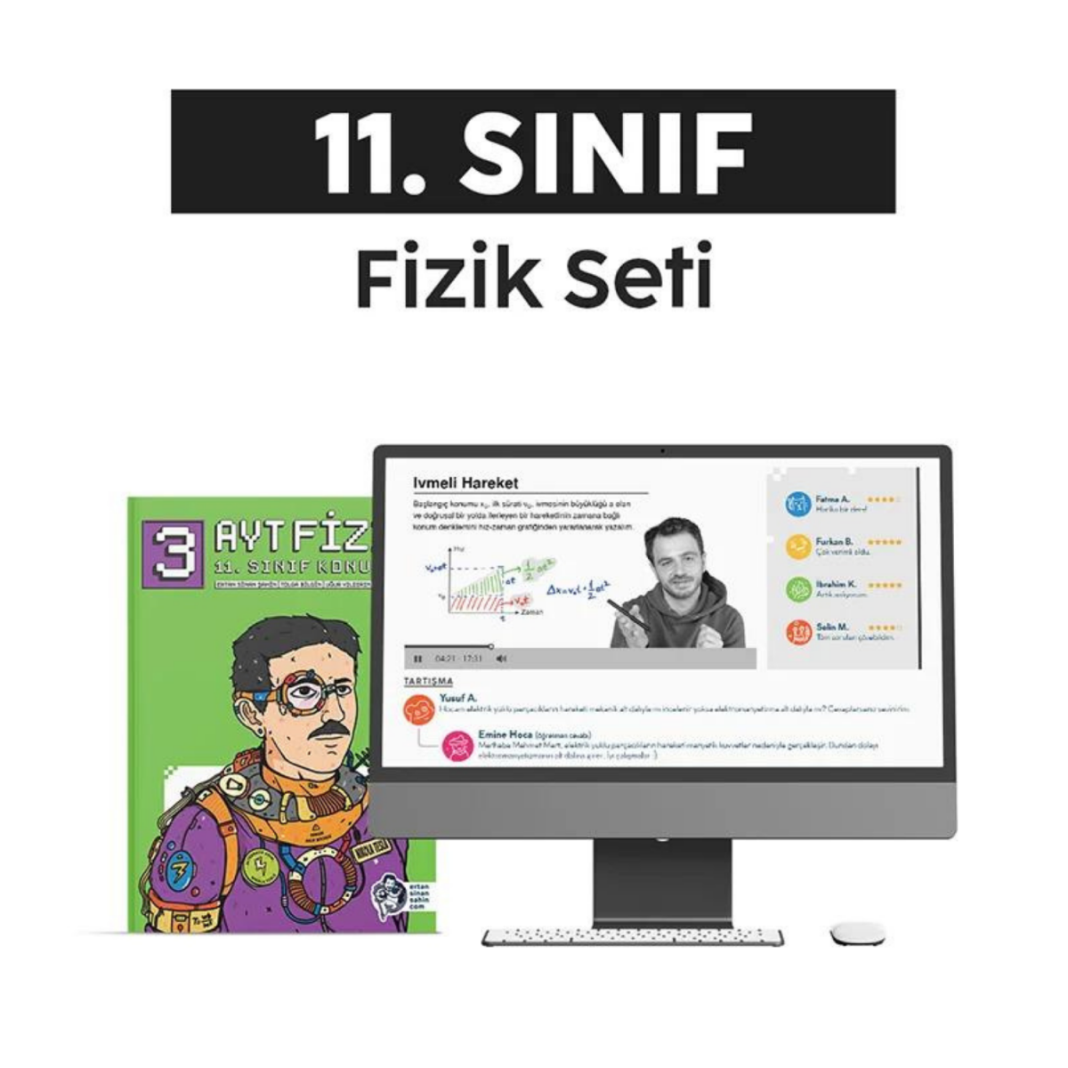 11. Sınıf Fizik Seti Ertan Sinan Şahin (İadesiz)