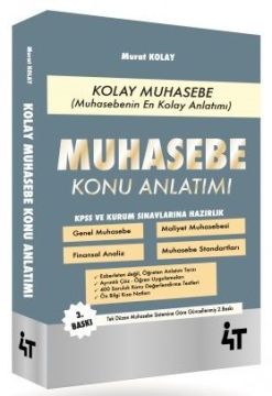 4T Yayınları KPSS A Grubu Kolay Muhasebe Konu Anlatımı - Murat Kolay 2. Baskı 4T Yayınları
