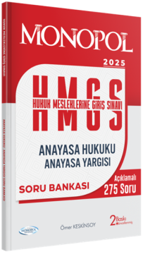 Hmgs Anayasa Hukuku Anayasa Yargısı Soru Bankası 2. Baskı Monopol Yayınları