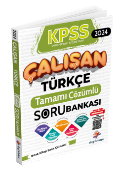 Dizgi Kitap Kpss Çalışan Türkçe Tamamı Çözümlü Soru Bankası 2024