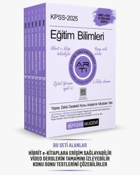 2025 KPSS Eğitim Bilimleri Konu Anlatımlı Modüler Set (6 Kitap)