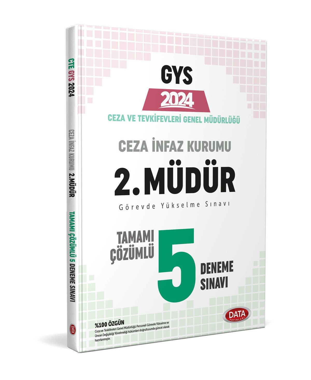 Ceza Ve Tevkif Evleri 2. Müdür GYS Tamamı Çözümlü 5 Deneme Sınavı Data Yayınları