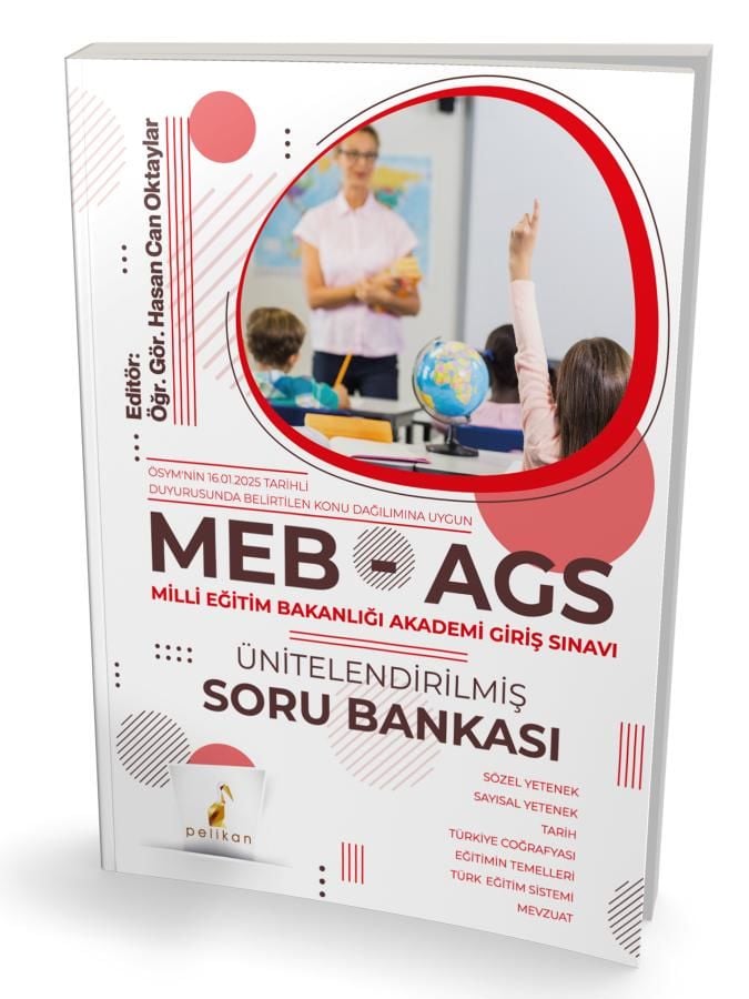 MEB - AGS Hazırlık Ünitelendirilmiş Tek Kitap Soru Bankası Pelikan Yayınları