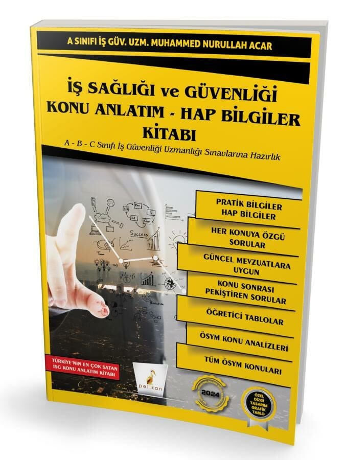 İş Sağlığı ve Güvenliği İSG Konu Anlatım Hap Bilgiler Kitab