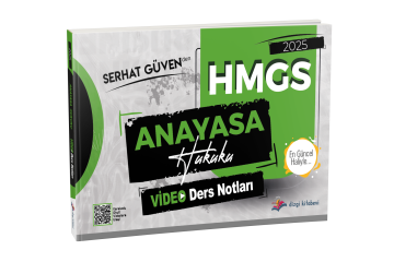 Dizgi Kitap 2025 Hmgs Anayasa Hukuku Video Ders Notları Serhat Güven