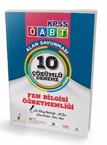 Pelikan Yayınları 2018 ÖABT Fen Bilgisi Öğretmenliği Alan Savunması 10 Çözümlü Deneme