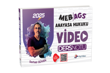 Dizgi Kitap 2025 MEB AGS Anayasa Hukuku Video Ders Notları Serhat Güven