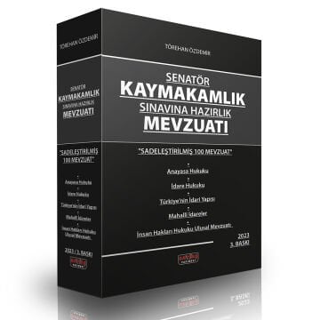 Senatör Kaymakamlık Sınavına Hazırlık Mevzuatı