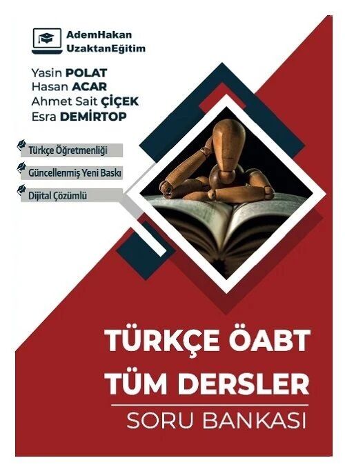 Adem Hakan ÖABT Türkçe Tüm Dersler Soru Bankası