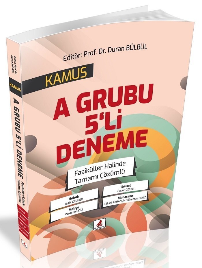 DB Yayıncılık KPSS A Grubu KAMUS 5 Deneme Çözümlü - Duran Bülbül DB Yayıncılık