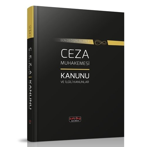 Ceza Muhakemesi Kanunu ve İlgili Kanunlar Dikişli Ciltli - Savaş Yayınları Kanun Metinleri Eylül 2021