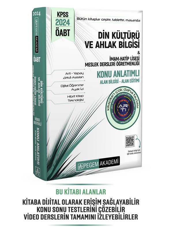 2024 KPSS ÖABT Din Kültürü ve Ahlak Bilgisi-İmam Hatip Lisesi Mes.Lisesi Konu Anlatımlı