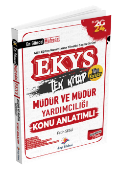 Dizgi Kitap 2024 MEB EKYS Müdür ve Müdür Yardımcılığı Konu Anlatımı Fatih Sesli