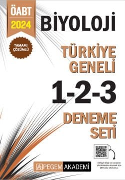 2024 KPSS ÖABT Biyoloji Tamamı Çözümlü Türkiye Geneli 1-2-3 (3'lü Deneme Seti) İADESİZ