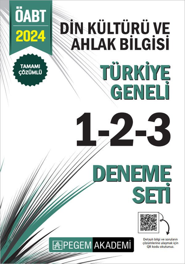 2024 KPSS ÖABT Din Kültürü ve Ahlak Bilgisi Tamamı Çözümlü Türkiye Geneli 1-2-3 (3'lü Deneme) İADESİZ