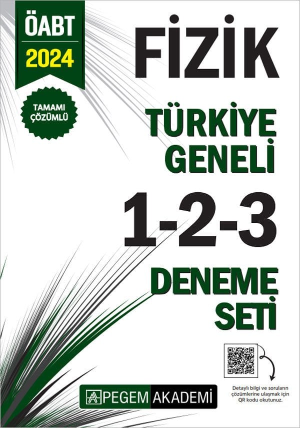 2024 KPSS ÖABT Fizik Tamamı Çözümlü Türkiye Geneli 1-2-3 (3'lü Deneme Seti) İADESİZ