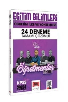 Yargı Yayınları 2024 KPSS Eğitim Bilimleri Öğretmenler Ekibi Öğretim İlke ve Yöntemleri Tamamı Çözümlü 24 Deneme