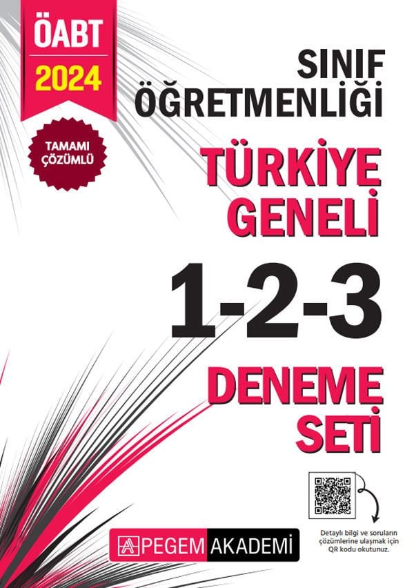 2024 KPSS ÖABT Sınıf Öğretmenliği Tamamı Çözümlü Türkiye Geneli 1-2-3 (3'lü Deneme Seti) İADESİZ