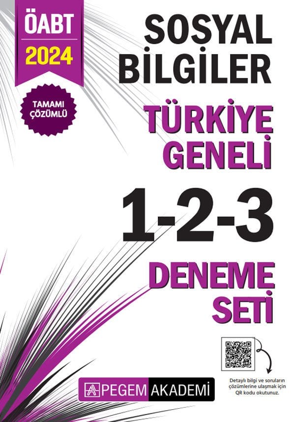 2024 KPSS ÖABT Sosyal Bilgiler Tamamı Çözümlü Türkiye Geneli 1-2-3 (3'lü Deneme Seti) İADESİZ