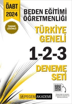 2024 KPSS ÖABT Beden Eğitimi Öğretmenliği Tamamı Çözümlü Türkiye Geneli 1-2-3 (3'lü Deneme Seti) İADESİZ