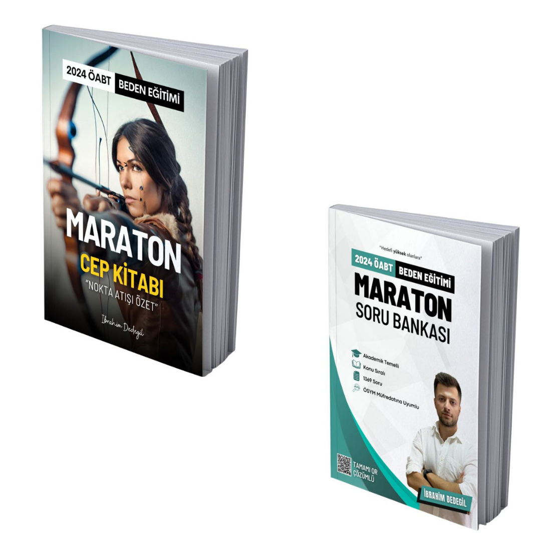 Maraton Öabt Beden Eğitimi Soru Bankası+Cep Kitabı-2024