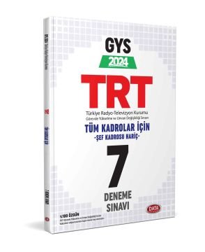 TRT Tüm Kadrolar (Şef Kadrosu Hariç) GYS 7 Deneme Sınavı