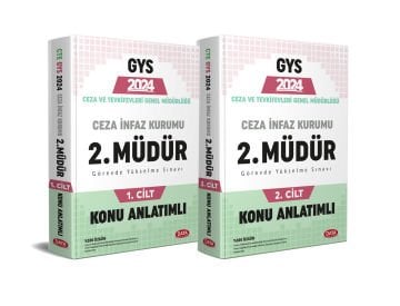 Ceza Ve Tevkif Evleri Ceza İnfaz Kurumu 2. Müdürlük GYS Konu Anlatımlı 1-2