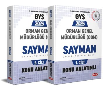 T.C. Tarım Ve Orman Bakanlığı Orman Genel Müdürlüğü Sayman Gys Konu Anlatımlı 1-2 Data Yayınları