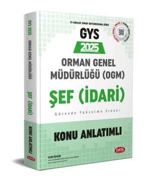 Orman Genel Müdürlüğü GYS-ÜDS Konu Anlatımlı Data Yayınları