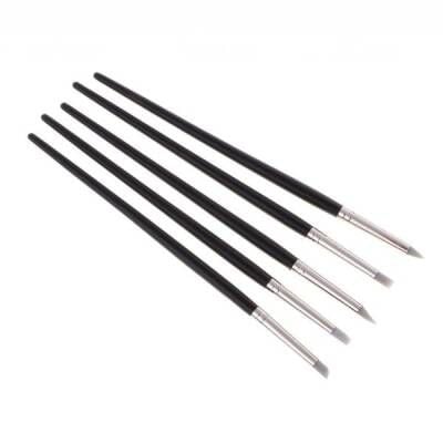 Fine Silicone Tip Brush Set of 5