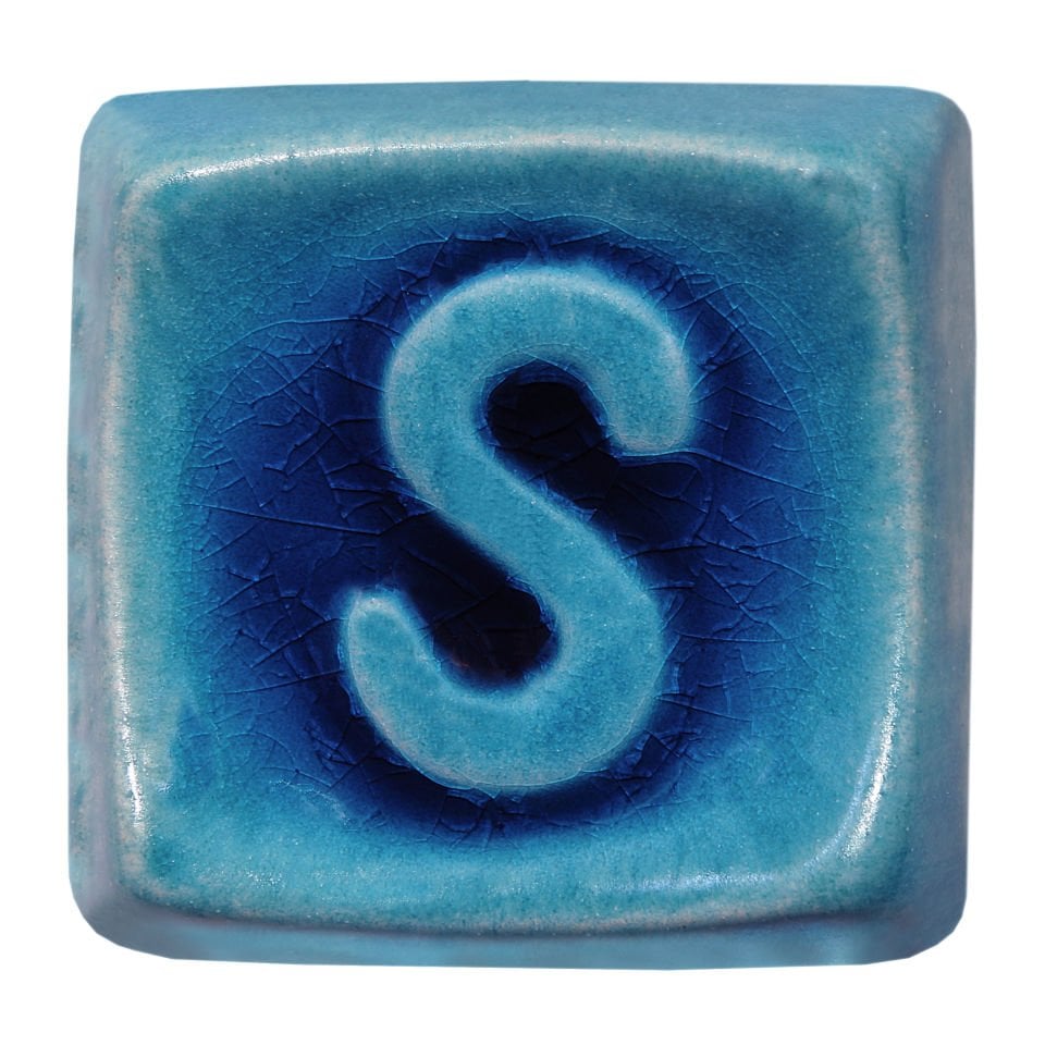 S 1017 - Crackle Turquoise