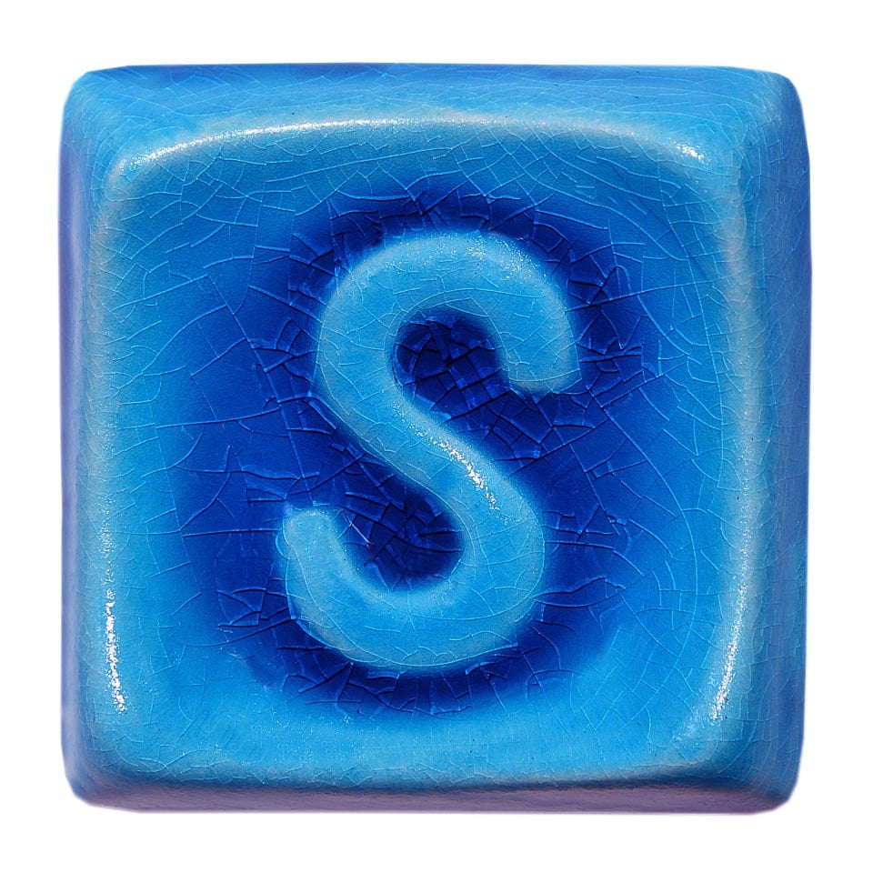 S 1027 - Crackle Turquoise