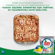 Fairy Platinum 60 x 3 Yıkama Bulaşık Makinesi Deterjanı Kapsülü Limon Kokulu