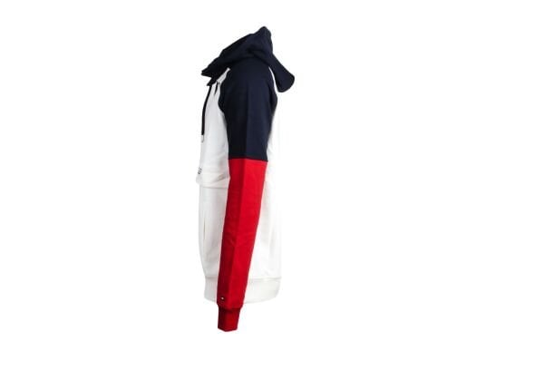 Tommy Hilfiger Erkek Sweatshirt Yandan Cepli Yarım Fermuarlı Kapşonlu Organik Pamuk//Regular Fit Erkek Sweatshirt Yandan Cepli Yarım Fermuarlı Kapşonlu Organik Pamuk