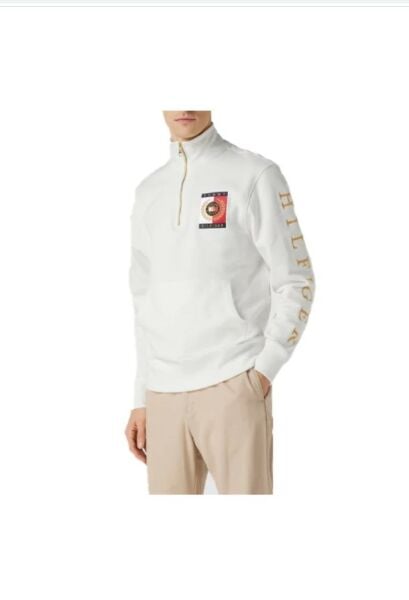 Tommy Hilfiger SWEATSHIRT ICON SQUARE REGULAR FIT KANGURU CEPLİ