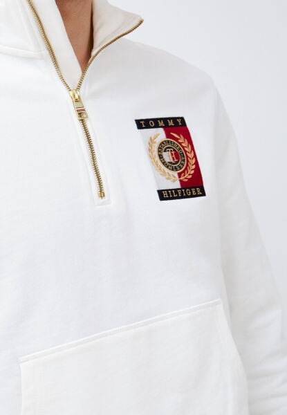 Tommy Hilfiger SWEATSHIRT ICON SQUARE REGULAR FIT KANGURU CEPLİ