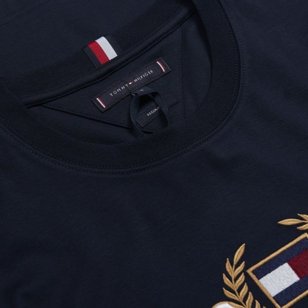 Tommy Hilfiger 1985 Logo T-Shirt Siyah