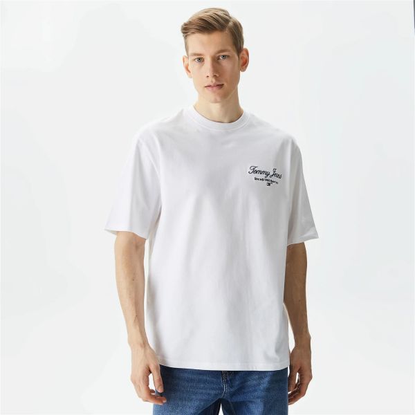 Tommy Hilfiger Serif Flag Back Logo T-Shirt