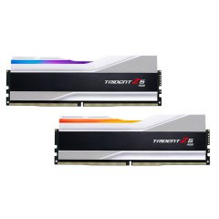 GSKILL Trident Z5 RGB Silver DDR5-6000Mhz CL40 32GB (2X16GB) DUAL (40-40-40-76) 1.3V Bellek Kiti