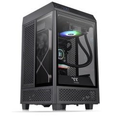 Thermaltake The Tower 100 Siyah 3 x Tempered Glass Pencereli, Mini ITX Oyuncu Kasası