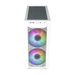 COOLER MASTER HAF 500 TG Mesh, ARGB 1x120cm, 2x200cm Fanlı Beyaz MidTower Kasa