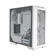 COOLER MASTER HAF 500 TG Mesh, ARGB 1x120cm, 2x200cm Fanlı Beyaz MidTower Kasa