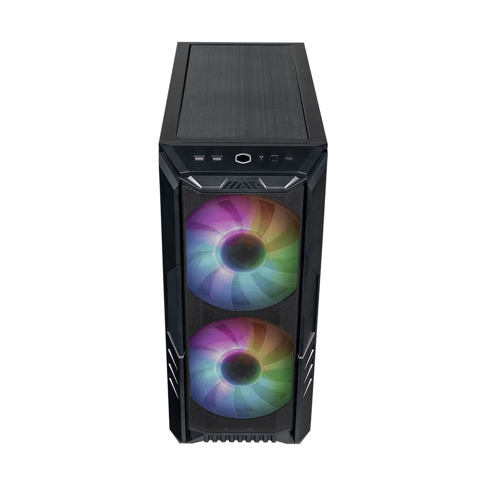 COOLER MASTER HAF 500 TG Mesh, ARGB 1x120cm, 2x200cm Fanlı Siyah MidTower Kasa