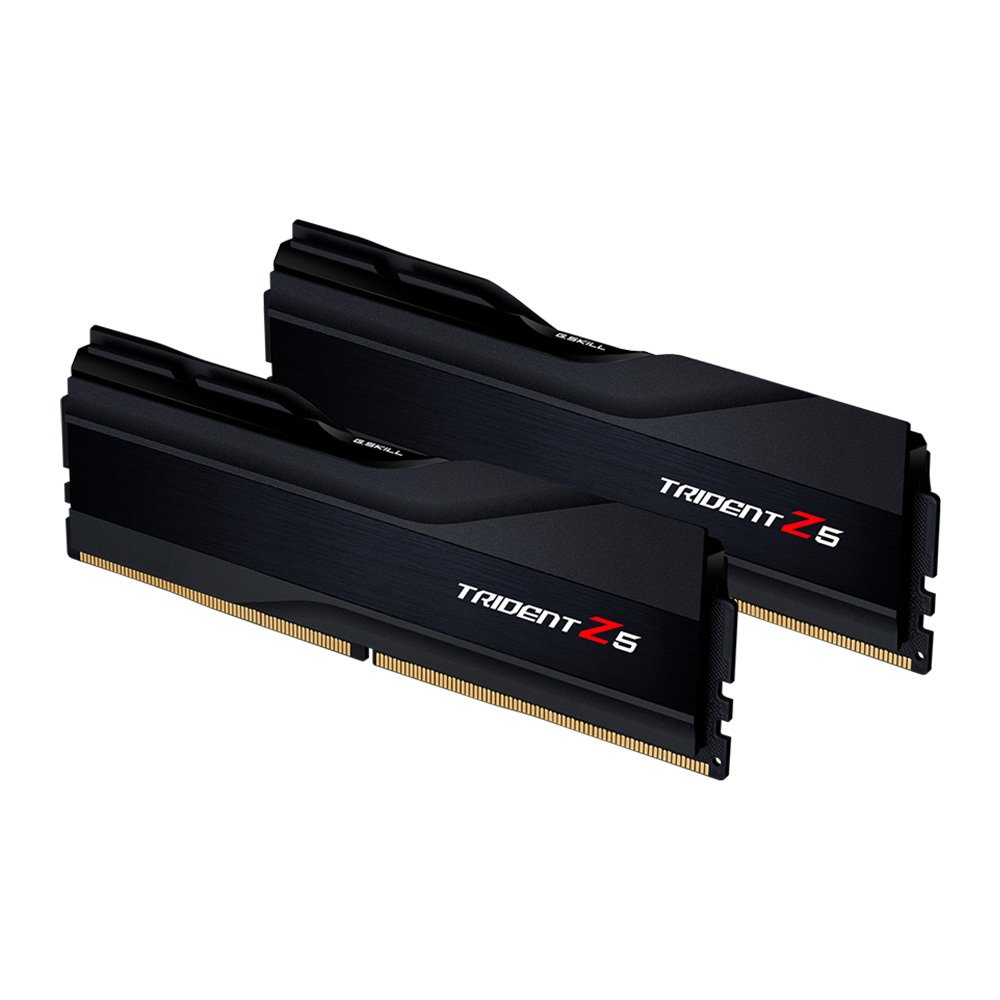 GSKILL Trident Z5 Siyah DDR5-5600Mhz CL40 32GB (2X16GB) DUAL (40-40-40-89) 1.20V Bellek Kiti