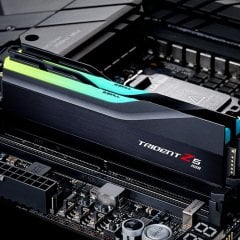 G.SKILL Trident Z5 RGB Siyah DDR5-5600Mhz CL36 32GB (2x16GB) DUAL (36-36-36-89) 1.2V Bellek Kiti