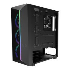 Cooler Master CMP510 TG 650W 80+ Bronze ARGB Halo 3x120mm Fanlı, ARGB Led Strip Mesh Ön Panel MidTower Kasa